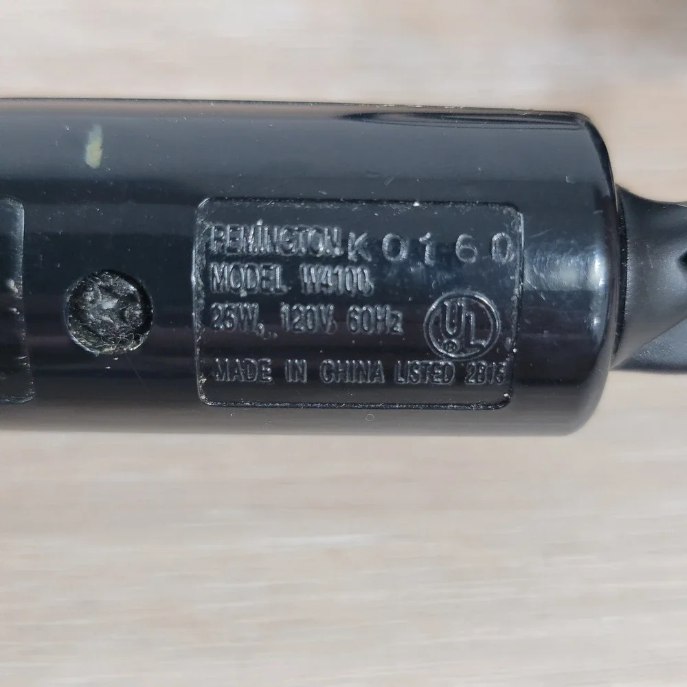 Remington Smart Shaper Curling Iron Model W4100 Blue Velvet Flocked Barrel 1 ¹/4
